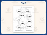 Dr. Seuss TCH Word Family Worksheet – K-3rd Grade Word Families preview 3