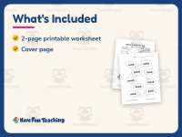 Dr. Seuss TCH Word Family Worksheet – K-3rd Grade Word Families preview 5