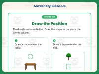 Draw the Positions Worksheet – 1st Grade Prepositions Practice preview 7