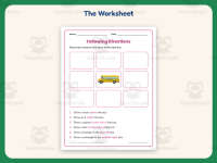 Drawing Follow Directions Worksheet – 1st Grade Following Directions preview 2