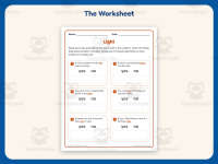 Drawing Light Objects Worksheet – 2nd Grade Energy Practice preview 2