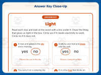 Drawing Light Objects Worksheet – 2nd Grade Energy Practice preview 7