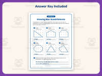 Drawing Non-Quadrilaterals Worksheet – 3rd Grade Geometry & Shapes preview 3