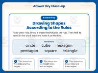 Drawing Shapes According to the Rules Worksheet – 2nd Grade Geometry preview 7