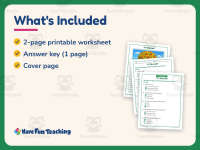 E Like Leaf Reading Comprehension Worksheet – 1st Grade Vowels preview 5