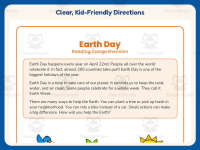 Earth Day Reading Comprehension Worksheet – 2nd Grade Practice preview 4