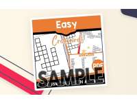 Simple Crossword Puzzle PDF with Answers – Free Sample preview
