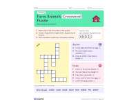 Simple Crossword Puzzle PDF with Answers – Free Sample preview