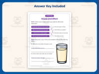Eating Healthy Cause and Effect Graphic Organizer – 2nd Grade Practice preview 3