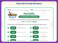 ED Suffix Worksheet – 3rd Grade Suffixes Practice + Answer Key preview 4