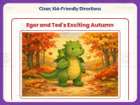 Egor and Ted’s Exciting Autumn Reading Worksheet – 3rd Grade Seasons preview 4
