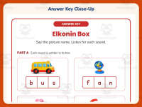 Elkonin Box Worksheet – Kindergarten Beginning Sounds & CVC Practice preview 7