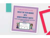 End of the Year Awards with Growth Mindset Quotes preview