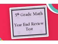 End of Year Assessment/ Review for 5th Grade Math preview