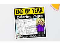End of Year Coloring Pages preview