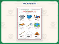 Ending Sound D T P Worksheet – 1st Grade Consonants & Ending Sounds preview 2