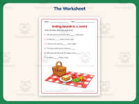 Ending Sounds B C D Sentences Worksheet – 1st Grade Consonants preview 2