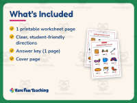 Ending Sounds F G K Worksheet – 1st Grade Consonants Practice preview 5
