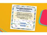 Equivalent Expressions – 6th Grade Handout & Match preview