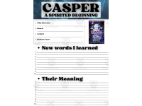 ESL Movie Guide Worksheets - Casper - A Spirited Beginning preview 2