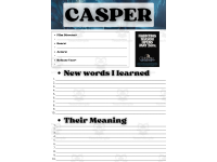 ESL Movie Guide Worksheets - Casper preview 2