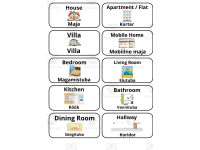 ESL Multilingual Vocabulary Flashcard - Home & Furniture - Estonian preview 2