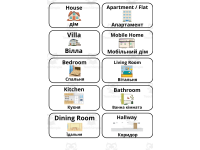 ESL Multilingual Vocabulary Flashcard - Home & Furniture - Ukrainian preview 2