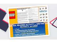 LEGO Reading Comprehension – ESL Writing Activity preview