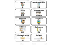 ESL Vocabulary Flashcards - Home & Furniture - Mandarin - Standard preview 2
