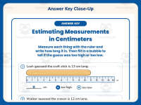Estimating Measurement in Centimeters Worksheet – 2nd Grade Estimation preview 7