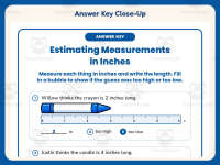 Estimating Measurement in Inches Worksheet – 2nd Grade Estimation preview 7