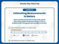 Estimating Measurement in Meters Worksheet – 2nd Grade Estimation preview 7