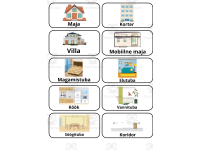 Estonian Picture Vocabulary Flashcards - Home & Furniture preview 2