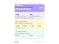 EW Phonics Workbook preview