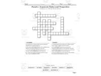 Exponents Radicals and Exponential Functions Crosswords with Word Bank preview 2