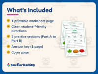 F V Plurals Worksheet – 2nd Grade Nouns Practice + Answer Key preview 5
