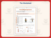 Fahrenheit to Celsius Worksheet – 5th Grade Weather Practice preview 2