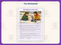 Fairy Tales Elements Worksheet – 3rd Grade Genres & Story Elements preview 2