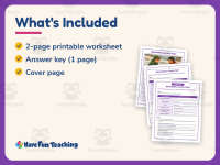Fairy Tales Elements Worksheet – 3rd Grade Genres & Story Elements preview 5