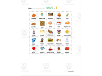 Fall Picture Bingo Game | Make Your Own Bingo Boards | Grades 1-3 preview 2