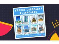 Famous Landmarks Flashcards - World Iconic Landmarks Vocabulary preview