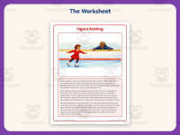 Figure Skating – Reading Comprehension Worksheet – 3rd Grade Sports preview 2