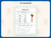 Fill in the Blank Homophones Worksheet – 2nd Grade Grammar Practice preview 2