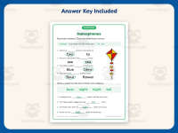 Fill in the Blank Homophones Worksheet – 2nd Grade Grammar Practice preview 3