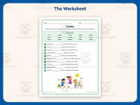 Fill in the Blanks Verb Worksheet – 2nd Grade Verbs Practice preview 2