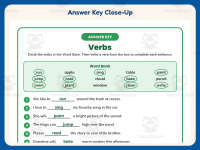 Fill in the Blanks Verb Worksheet – 2nd Grade Verbs Practice preview 7