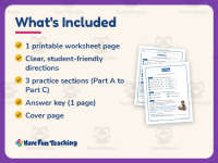 Find the Number Pattern Worksheet – 3rd Grade Patterns Practice preview 5
