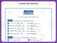 Find the Number Pattern Worksheet – 3rd Grade Patterns Practice preview 7