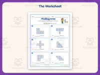 Finding Different Shapes Area Worksheet – 3rd Grade Geometry Practice preview 2