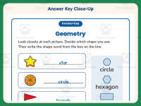 Finding Geometry Examples Worksheet – 1st Grade Shapes Practice preview 7